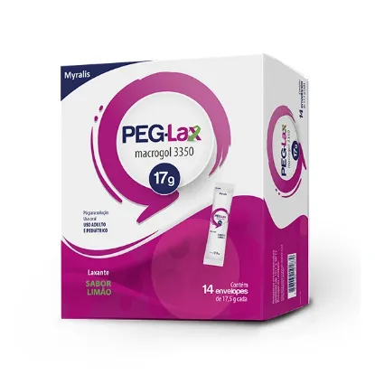 Imagem de Peg-Lax Pó Para SoluçãoOral Limão 17,5G C/14 Envelopes