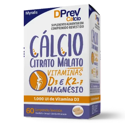 Imagem de Calcio DPrev Calcio  1000 UI C/60 Cpr