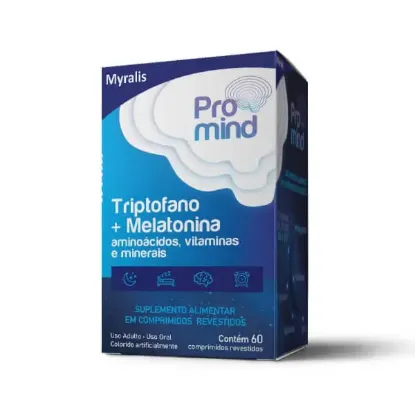 Imagem de Promind Melatonina Triptofano Cpr C/60