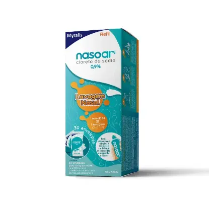 Imagem de Nasoar Refil Solucao Para Lavagem Nasal C/30 Envelopes