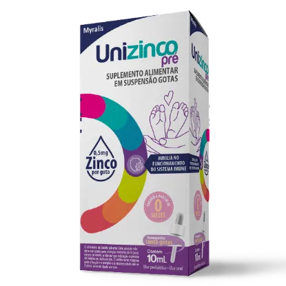 Imagem de Unizinco Pré 0,5MG/Gota 10ML